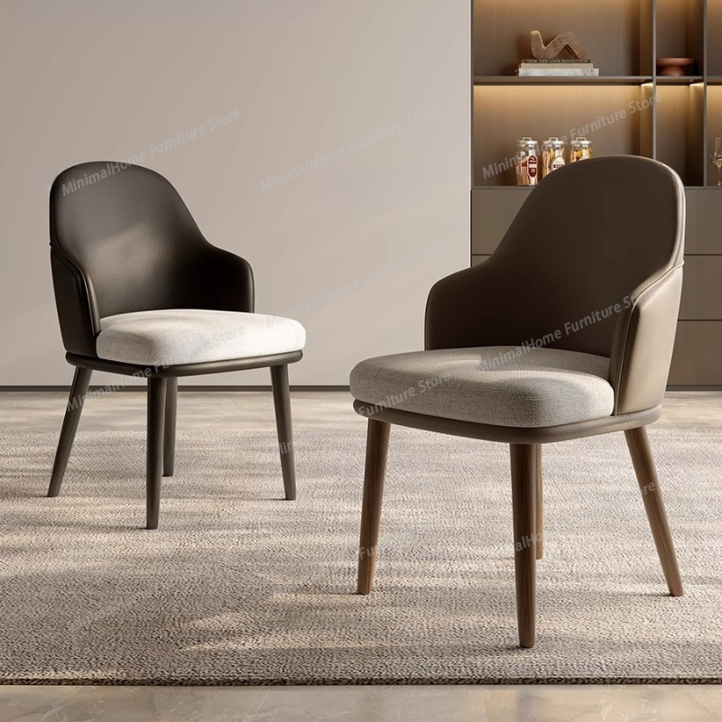 Home Office Interior Design - Bar Tabureleri Modern Ahşap Mobilya Ev
