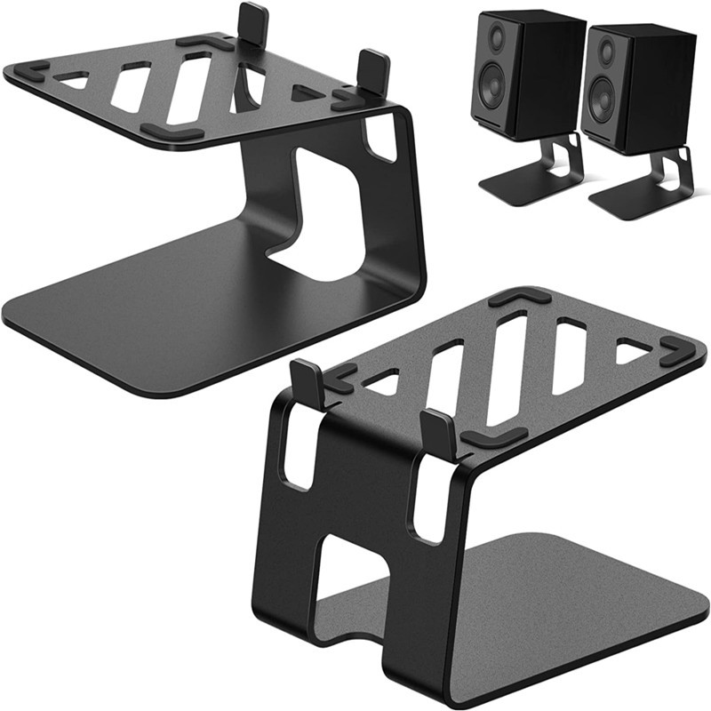Monitor Riser Stand - 2 adet çoklu masaüstü hoparlör standları