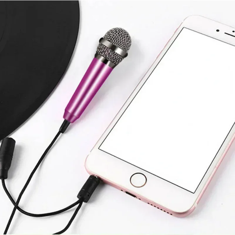Home Office Studio - Mini Taşınabilir 3.5mm Stereo Stüdyo Mikrofonu