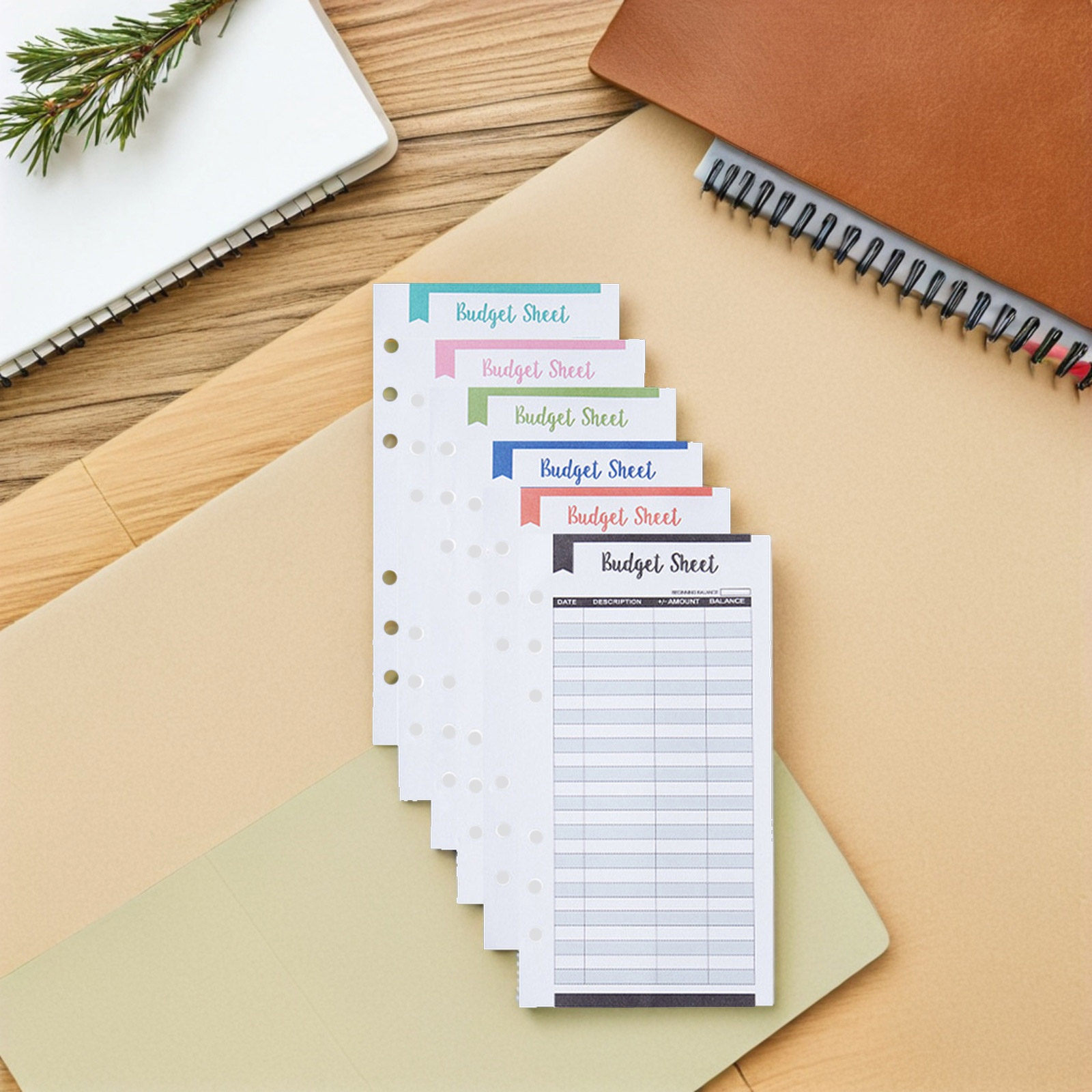 Home Office Expenses - 24 Adet Bütçe Planlayıcı Kartları, Bütçe