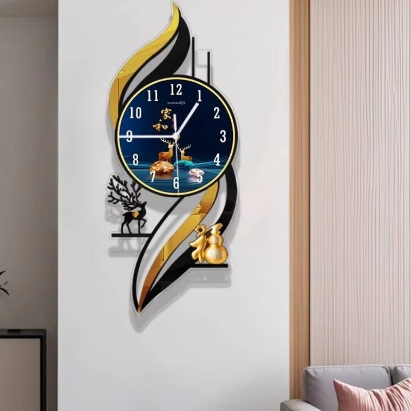 Home Office Interior Design - xx-Duvar Saati Zen Sıradışı Premium İç