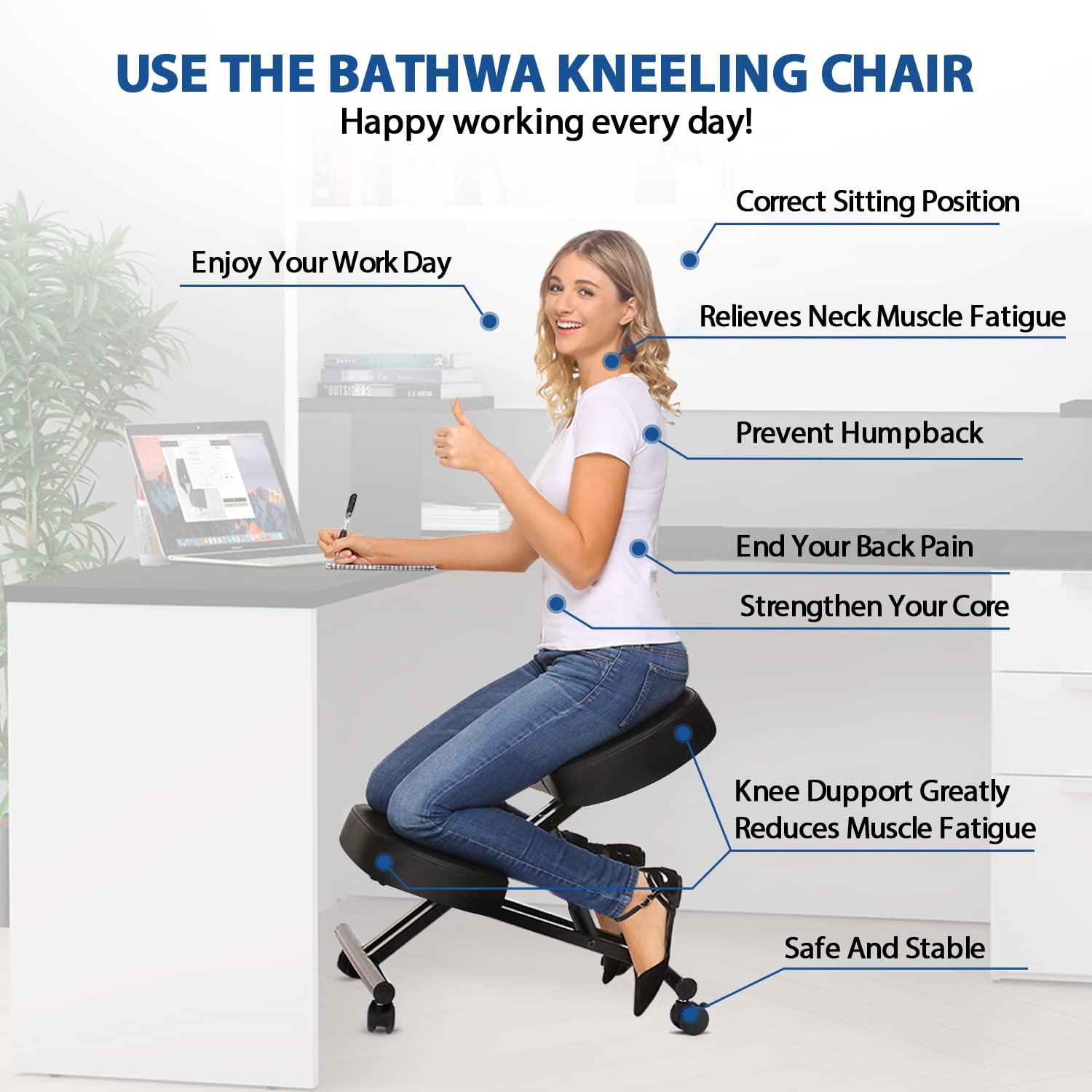 Ofis İçin Ergonomik Diz Çökme  - Home Office Furniture incelemesi ve fiyatı