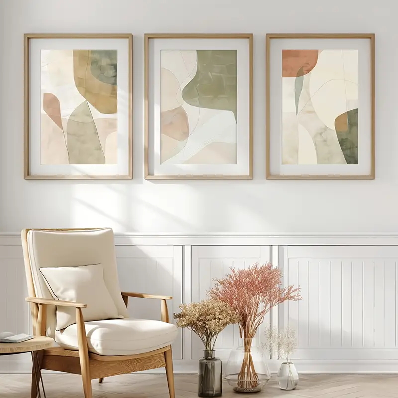 3 adet Modern Soyut, Basit, Nö - Home Office Ideas incelemesi ve fiyatı