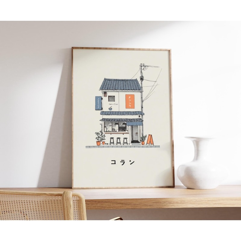 1 adet Japon Ramen Dükkanı Kan - Home Office Ideas incelemesi ve fiyatı