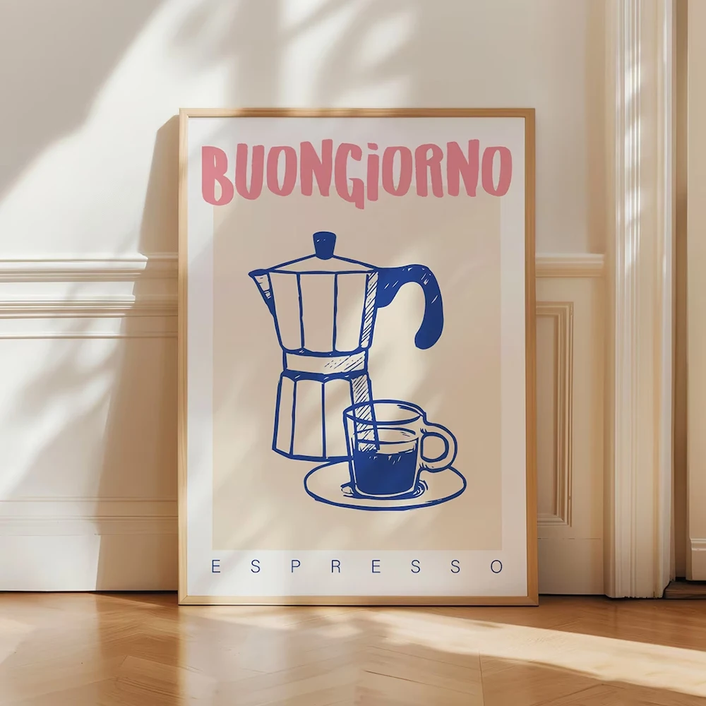 Modern Kahve Espresso Duvar Sa - Home Office Image incelemesi ve fiyatı