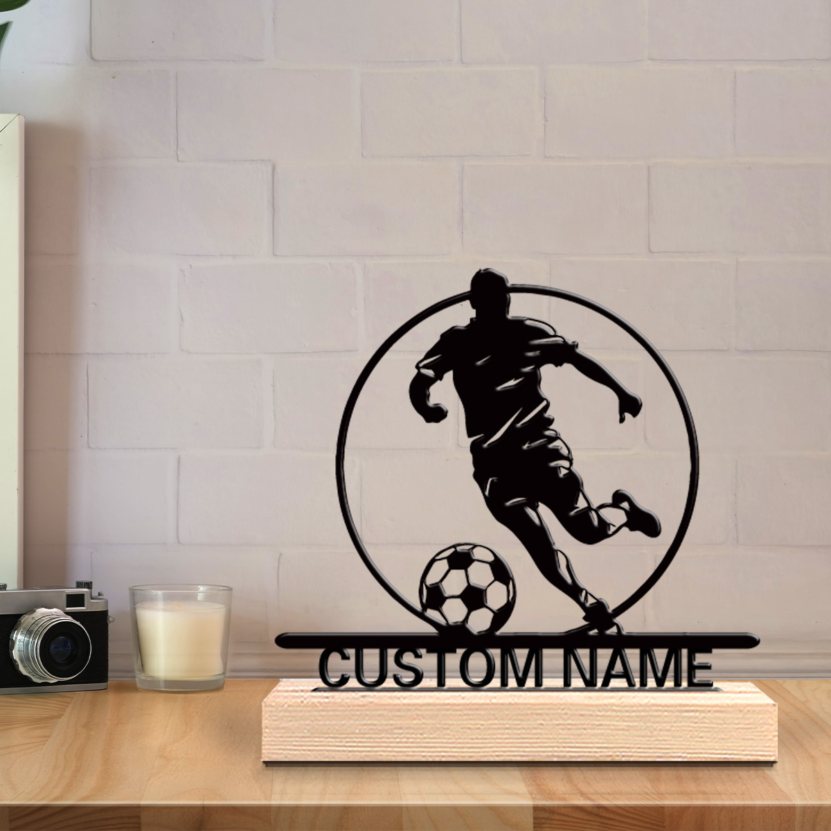 İsme Özel Metal Futbolcu Heyke - Home Office Desk Ideas incelemesi ve fiyatı