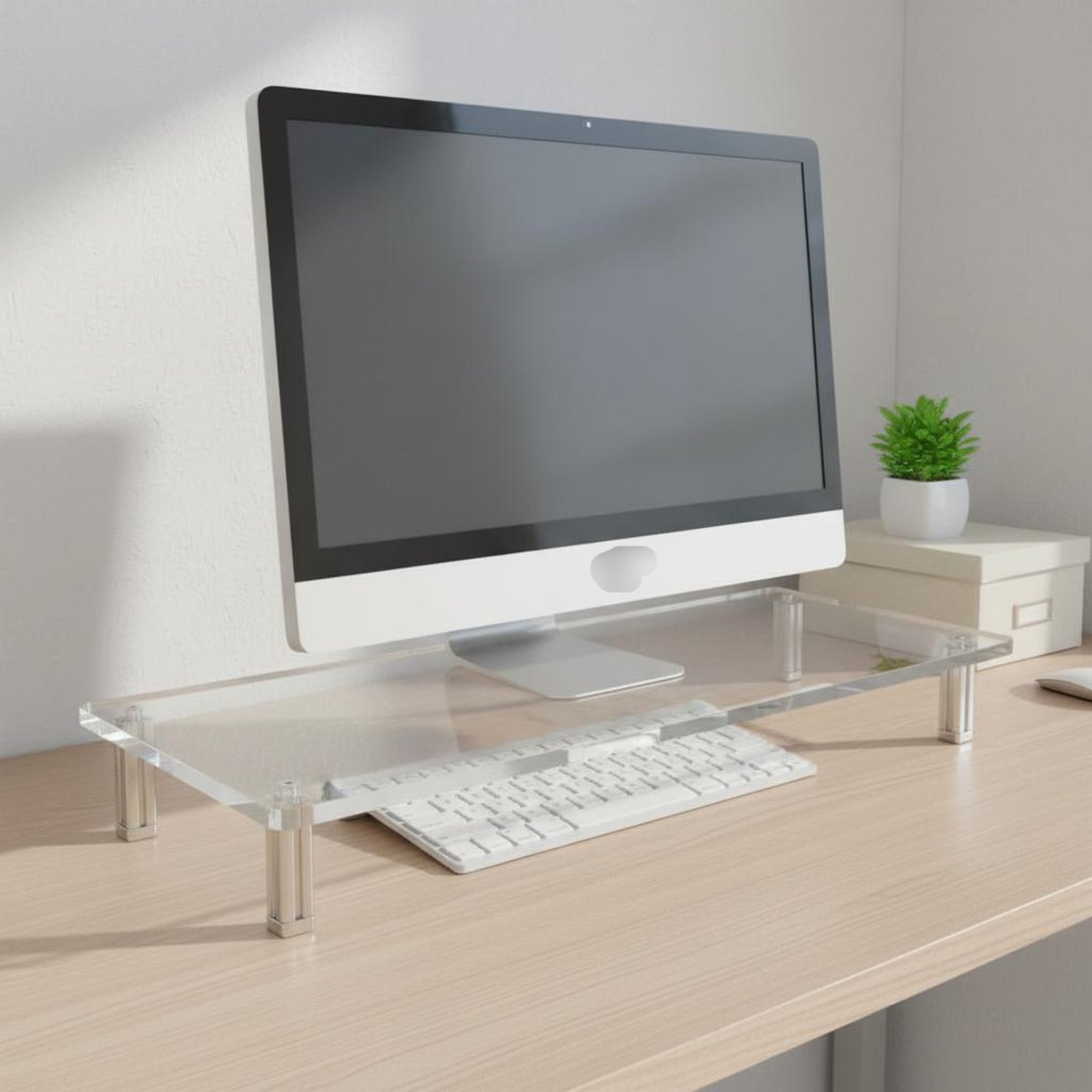 Akrilik Monitör Standı Kolayca - Monitor Riser Stand incelemesi ve fiyatı