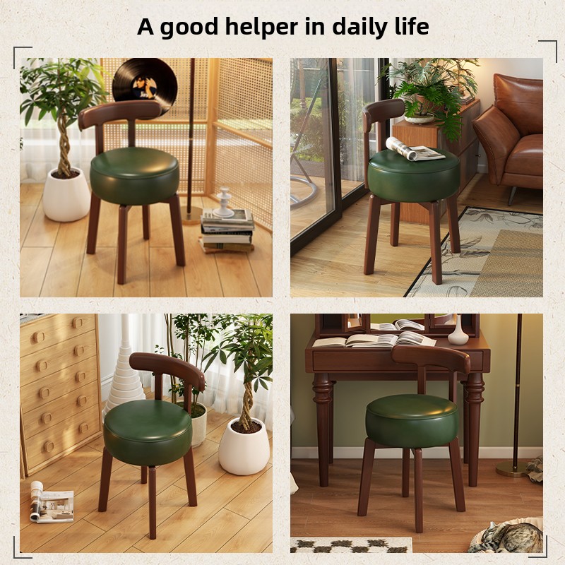 Masif ahşap döner makyaj koltu - Home Office Furniture incelemesi ve fiyatı