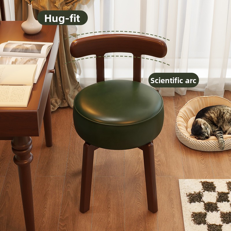 Masif ahşap döner makyaj koltu - Home Office Furniture incelemesi ve fiyatı