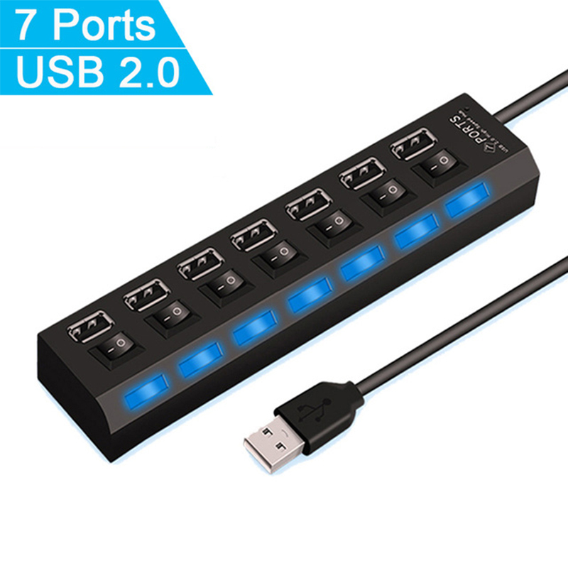 7 Port USB 2.0 Hub Splitter Di - Home Office Ideas incelemesi ve fiyatı